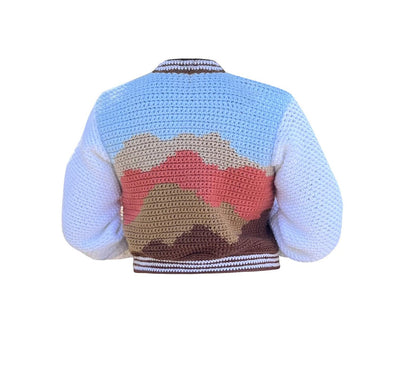 Landscape Varsity Jacket Crochet Pattern