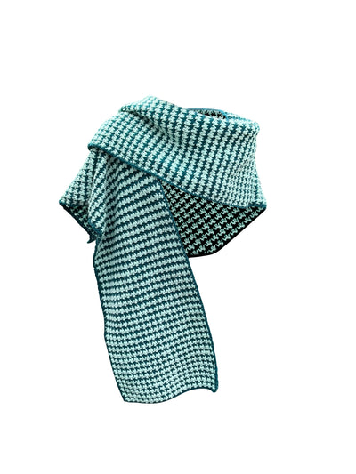 Whitley Houndstooth Ruana Wrap Crochet Pattern