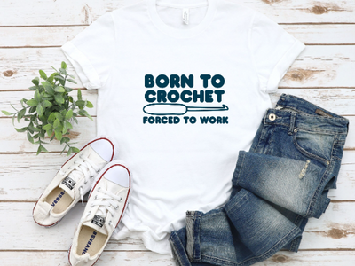 Born to Crochet Tee