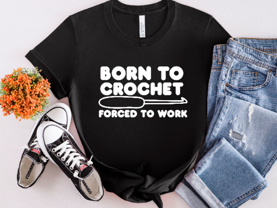 Born to Crochet Tee