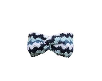 Crown Bandeau Twist Front Tube Crochet Pattern