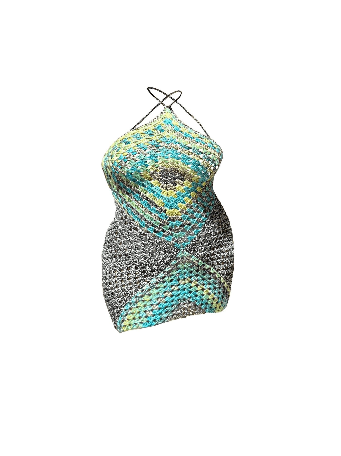 Eden Halter Swimsuit Cover Up Crochet Pattern