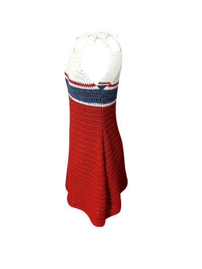 Firecracker Halter Dress Crochet Pattern