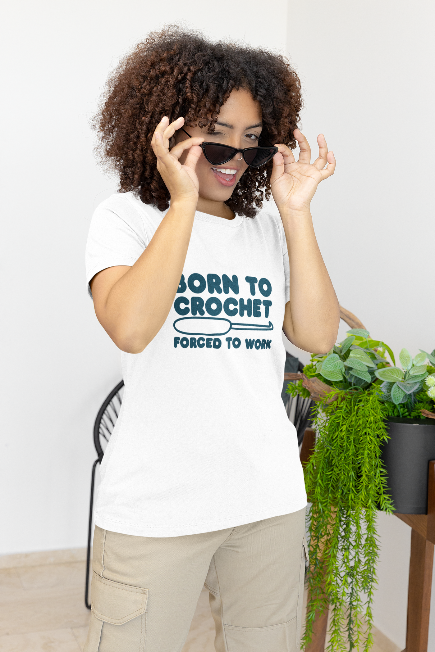 Born to Crochet Tee