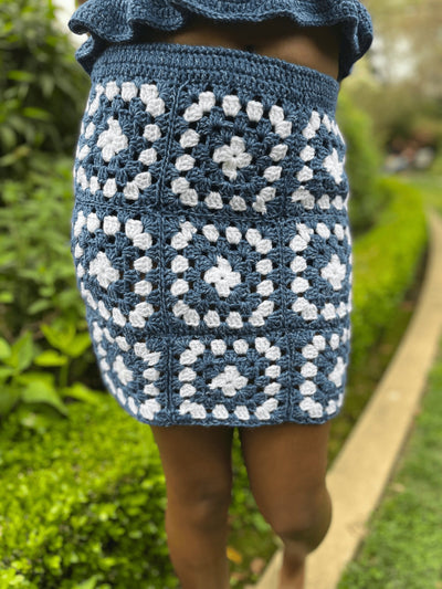 Festival Granny Square Skirt Crochet Pattern