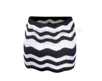 Making Waves Mini Skirt Crochet Pattern