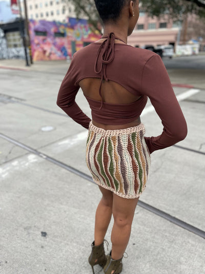 Safari Mini Skirt Crochet Pattern